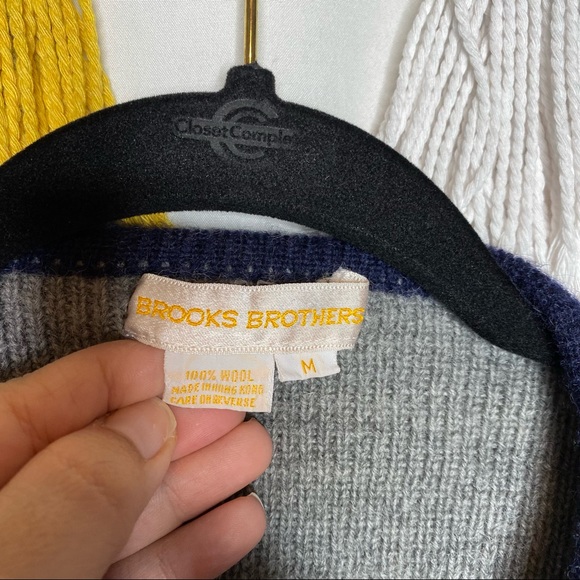 Brooks Brothers Vintage Button Front Wool Cardigan - Picture 2 of 7